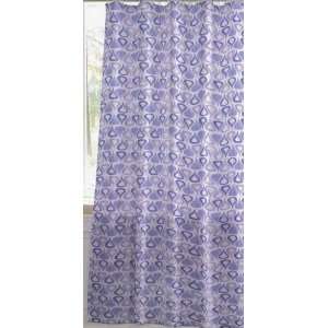  Lavender Tear Drops Vinyl Shower Curtain: Home & Kitchen