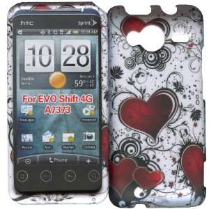  Heart & Flowers HTC Evo Shift 4G / Knight Sprint Case 