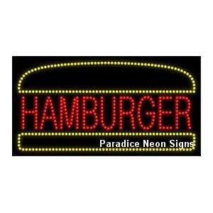  Hamburger LED Sign 17 x 32