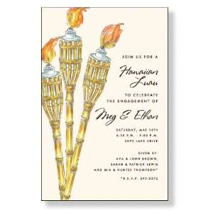  Bamboo Tiki Party Invitations