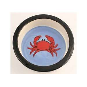  Melia Crab Design Ceramic Dog Bowl SMALL: Kitchen 