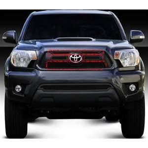   TOYOTA TACOMA 2012 BLACK MESH UPPER GRILLE GRILL OVERLAY: Automotive