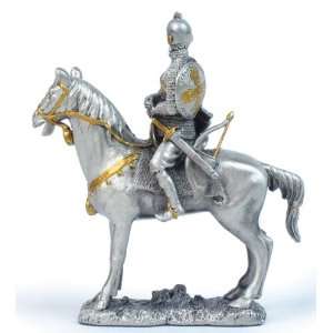  Figurine Medieval Knight (Pewter) Pewter Made: Home 