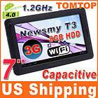 Newsmy T7 Android 4.0 Capacitive Tablet PC WiFi + 3G ARM Cortex A8 