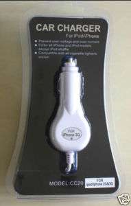 CAR CHARGER FOR IPOD/IPHONE 2G 3G 3G S IPHONE 4  