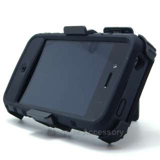   Holster Combo Hard Case Snap On Cover for Apple iPhone 4 4S  