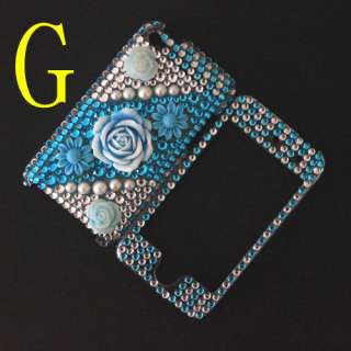   Crystal Bling Hard Back & Front Cover Case Skin for Ipod Touch 4G 4TH