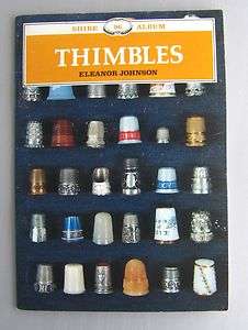   Collecting Reference Book titled Thimbles ISBN 0852636199  