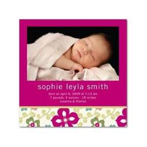   : Girl Birth Announcements   Springtime Love By Tea Collection: Baby