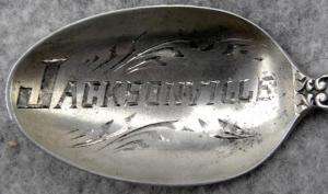 Jacksonville Florida Vintage Sterling Souvenir Spoon  