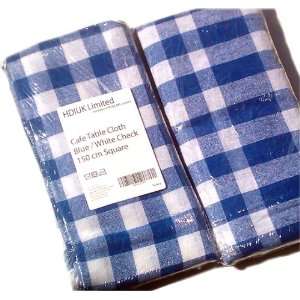   cloth Blue checkered patteren 150 x 150 cm. Authentic Made in Turkey