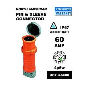   60 Amp 347/600 Volt 3PY Pin & Sleeve Connector
