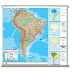  Universal Map 2795928 South America Advanced Physical Wall Map 