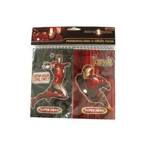 Superhero Iron Man Memo Pads x 2pk: Toys & Games