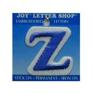  Joy Letter Shop Iron On Blue Z (6 Pack)