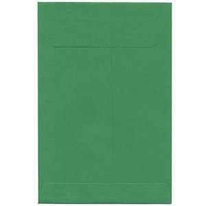  6 x 9 Open End Catalog   No Clasp   Christmas Green Paper 