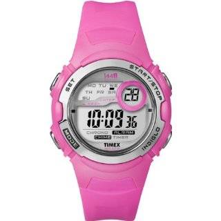 Timex Womens T5K3679J Marathon Analog Bright Pink Resin 