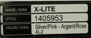 Louis Garneau X Lite   Cycling Helmet   Silver/Pink   Small (52 56cm 
