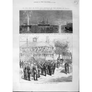 1875 PRINCE WALES INDIA ISMAILIA KING GREECE SERAPIS 