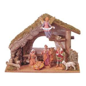   Inch Scale 6 Piece Figure Set with Italian Stable: Home & Kitchen