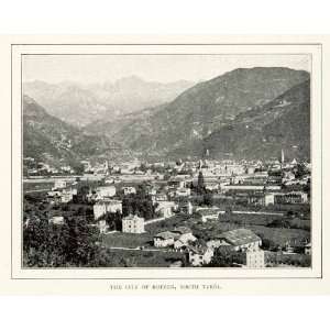  Botzen South Tyrol Italy Cityscape Landscape Mountain Historic Town 