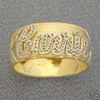 10k Gold Name Ring Personalized Jewelry Handmade NR25  