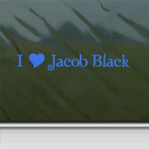  I Heart Jacob Black Blue Decal Car Truck Window Blue 