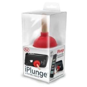 IntMall RED Plunger iPlunge Stand Holder for iPhone 4S 4G iPod Touch 