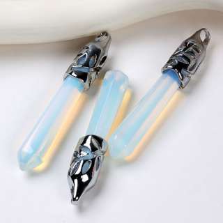 Opal Opalite Pendulum Chakra Gemstone Pendant Bead 1Pcs  