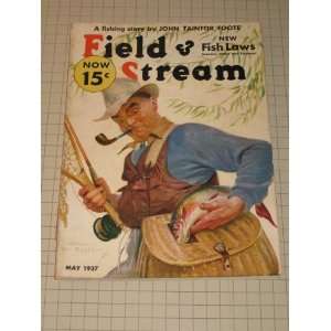 1937 Field & Stream Magazine:New Fishing Laws   Trout Fishing   Kafir 