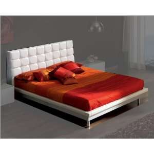  Modern Bed in White Made in Spain 33B62