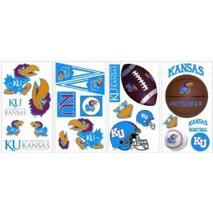  Kansas Jayhawks KU Kids Removable Wall Graphics Stickers 