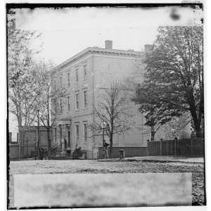  Civil War Reprint Richmond, Va. Residence of Jefferson 