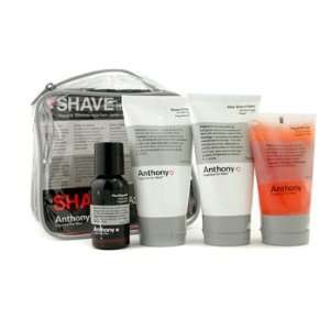  For Men Shave Kit: Scrub + Pre Shave Oil + Shave Cream + After Shave 