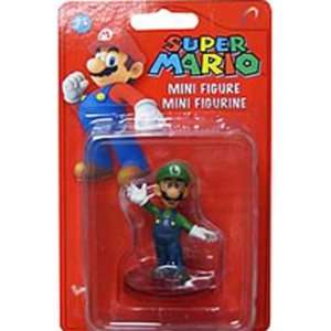  Super Mario Bros. Wave 1 2 inch Luigi Mini Figure Toys 