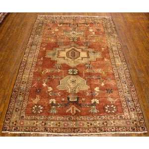  4x9 Hand Knotted Hamedan Persian Rug   96x40: Home 