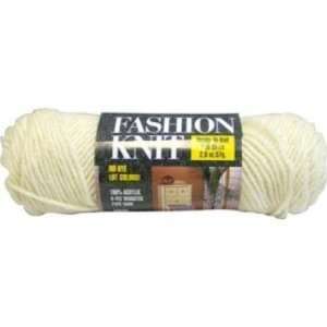  Fashion Knit Yarn, Off White, 2 oz Case Pack 120 