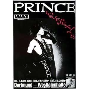  Prince   Lovesexy 1988   CONCERT   POSTER from GERMANY 