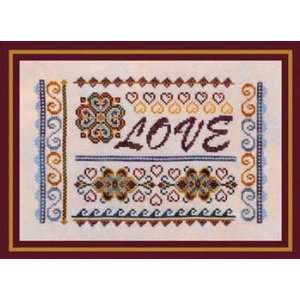  Love Sampler   Cross Stitch Pattern Arts, Crafts & Sewing