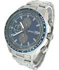 Fossil CH2731 Blue Round Dial Silver Stainless steel M
