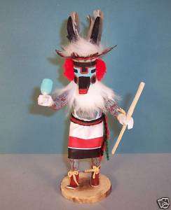 Navajo Antelope Kachina Doll by Francis Largo 8.25  