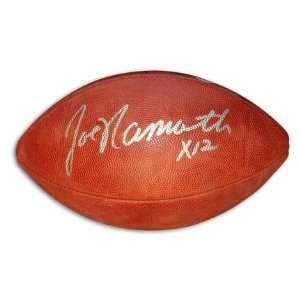  Joe Namath Hand Signed Autographed New York Jets Full Size 