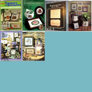 Cross Stitch Patterns,Books,Leaflets CHOICE of Many,4  