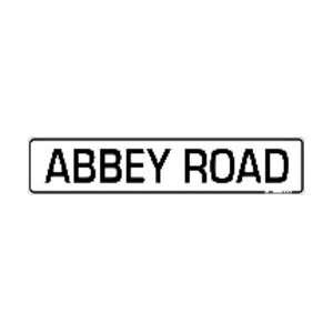  Abbey Road Tin Street Sign