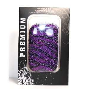  Purple with Black Zebra Stripe Palm Pre Sparkling Premium 
