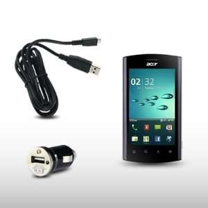  ACER LIQUID MT USB MINI CAR CHARGER WITH MICRO USB CABLE 