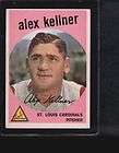 1959 TOPPS 101 ALEX KELLNER PSA 5 EX  