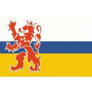  Limburg Flag Sheet of 21 Personalised Glossy Stickers or 
