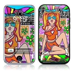 Just Peachy Design Protector Skin Decal Sticker for Apple 3G iPhone 
