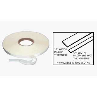 CRL 1/4 x .020 Transparent Acrylic Very Hi Bond Adhesive Tape   8 ft